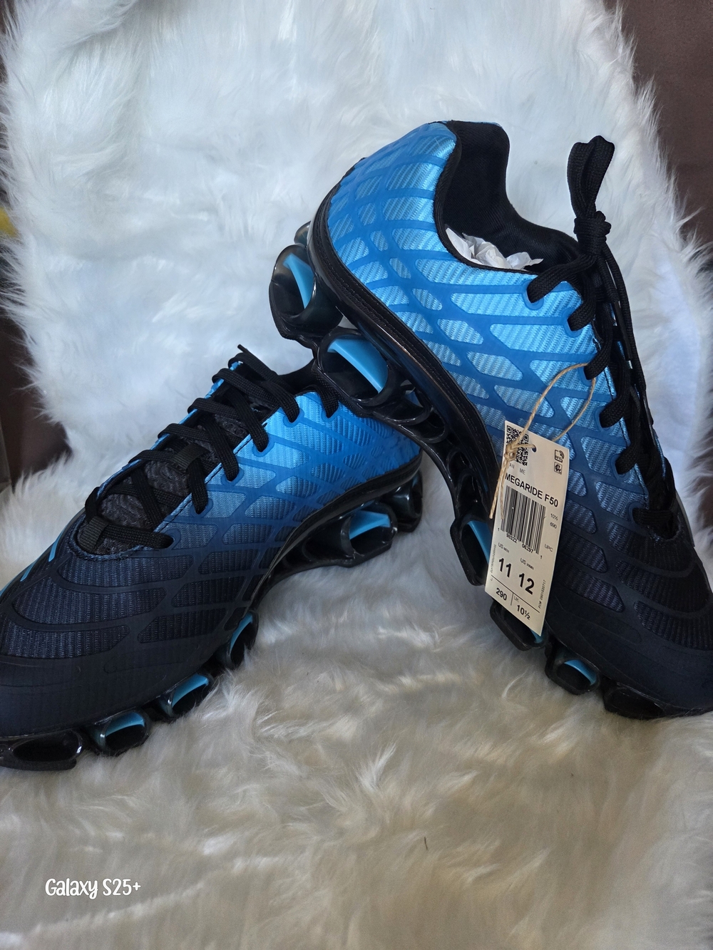 Adidas Megaride F50+ Blue Black Sneakers Men’s 11 NWT